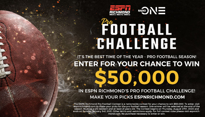 Pro Football Challenge_RD Richmond WXGI_September 2020